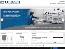 Tablet Screenshot of fodesco.fi